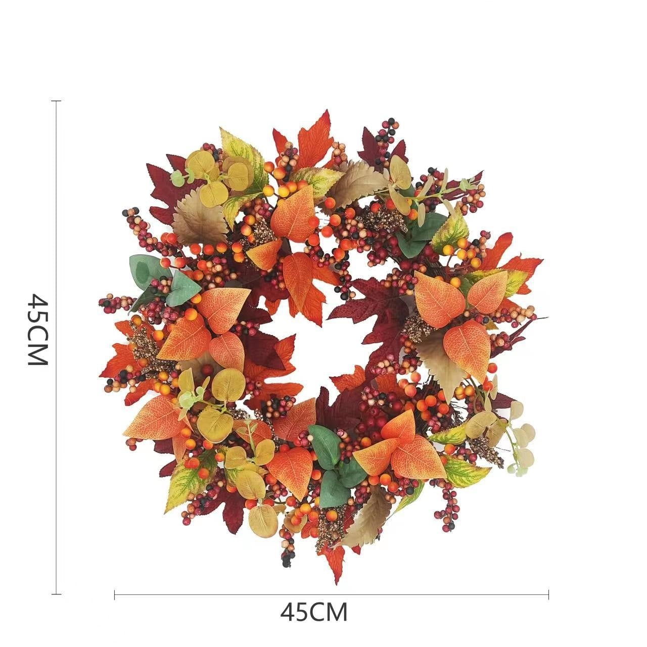 Autumn Vine Ring Garland Thanksgiving Decoration