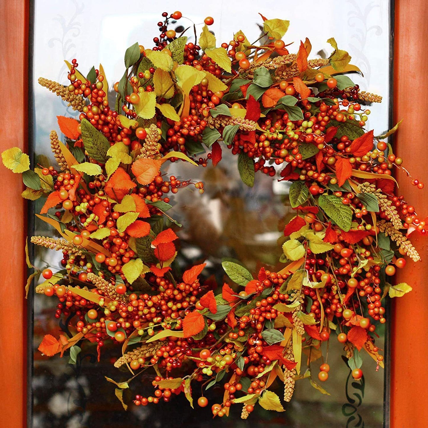 Autumn Vine Ring Garland Thanksgiving Decoration