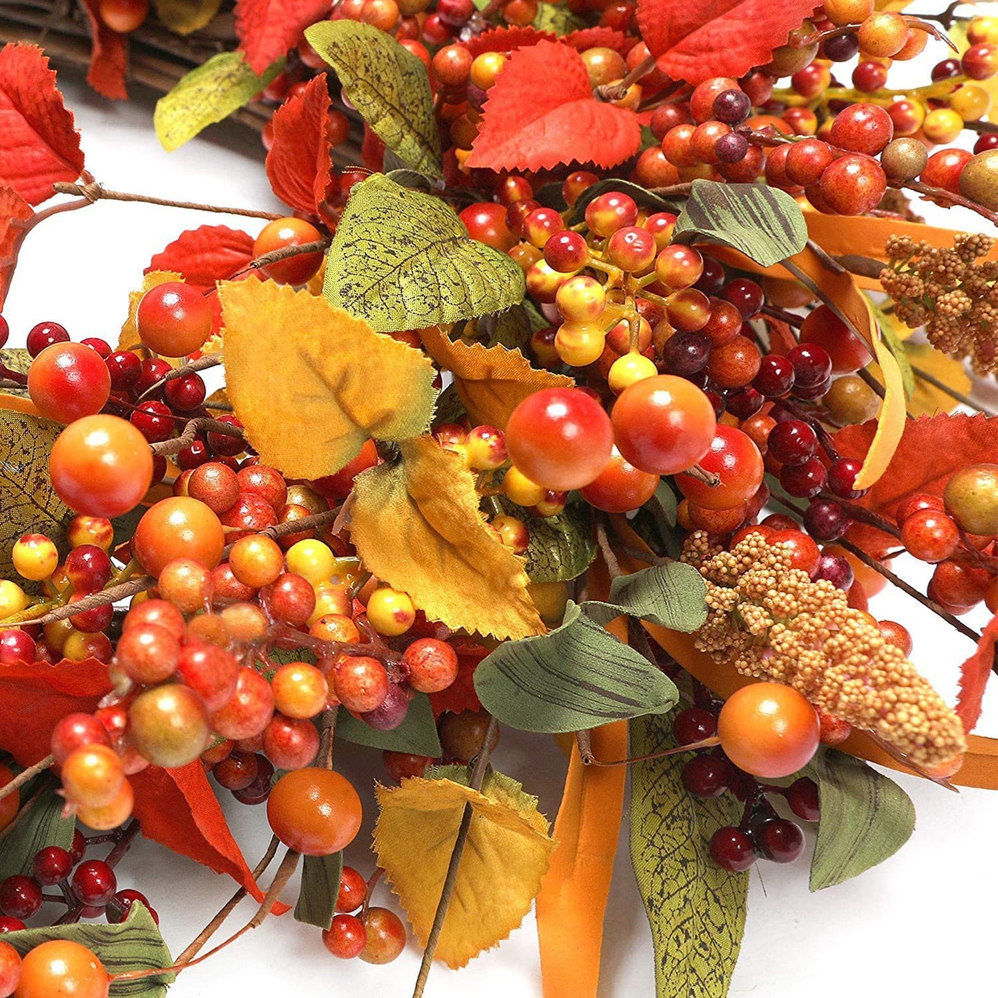 Autumn Vine Ring Garland Thanksgiving Decoration