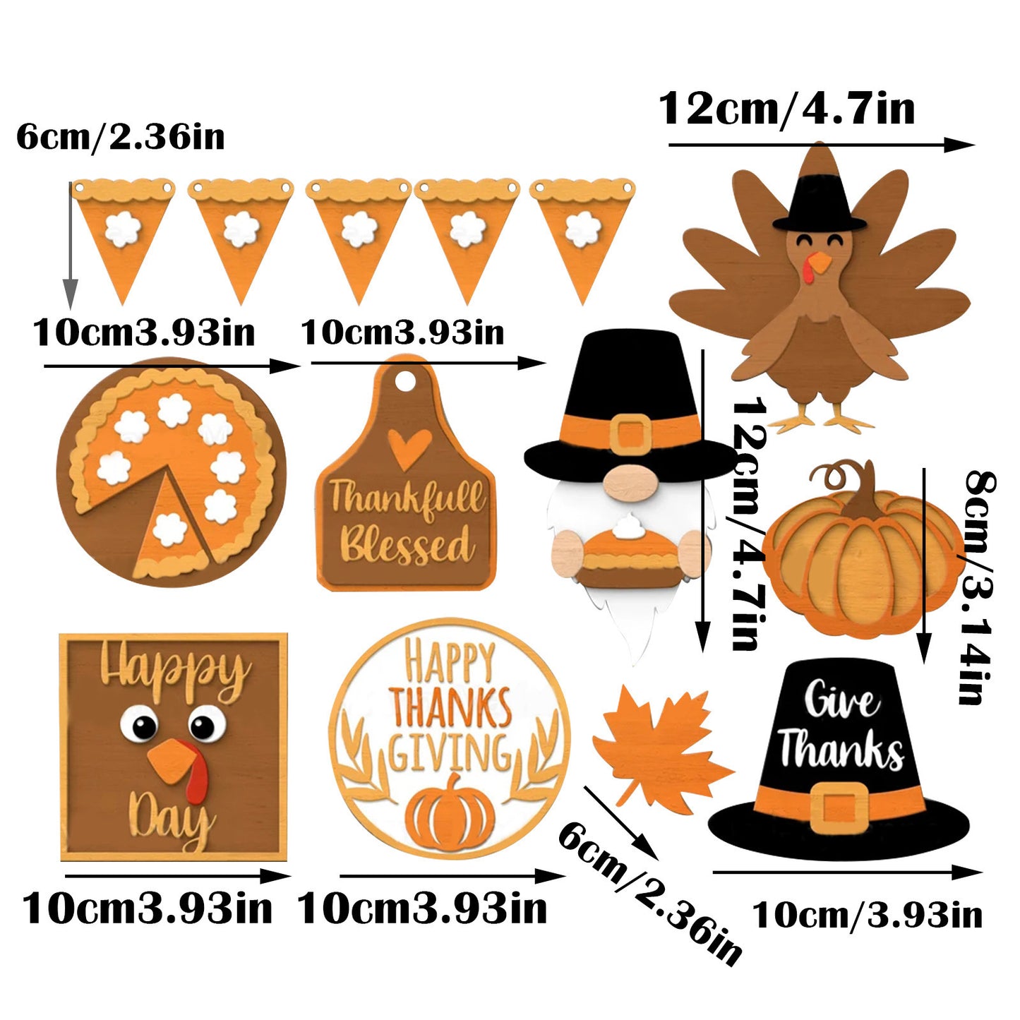 Thanksgiving Decoration Set Home