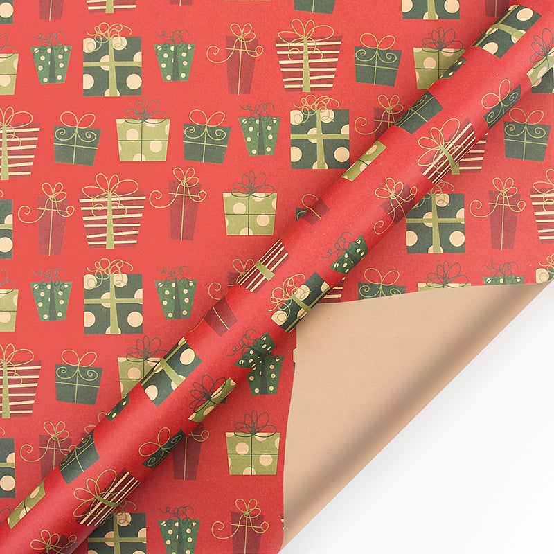 Christmas Kraft Wrapping Paper