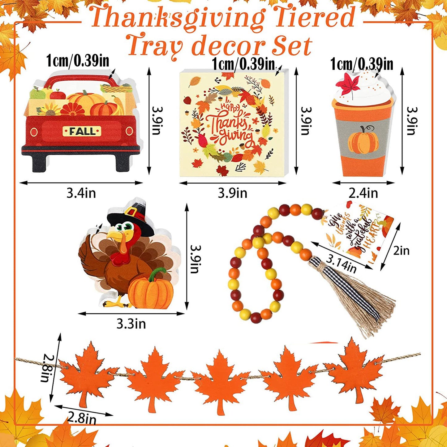 Thanksgiving Decoration Set Home