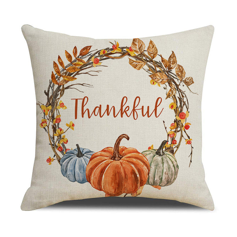 Thanksgiving Pillow Cover