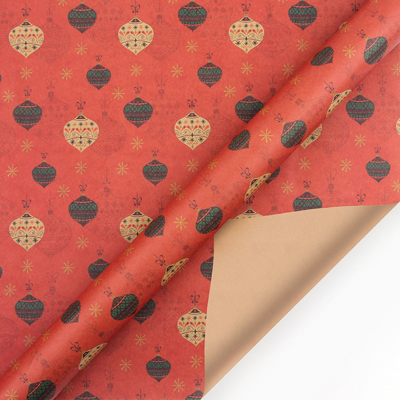 Christmas Kraft Wrapping Paper