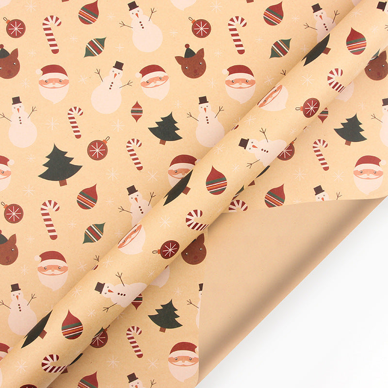 Christmas Kraft Wrapping Paper